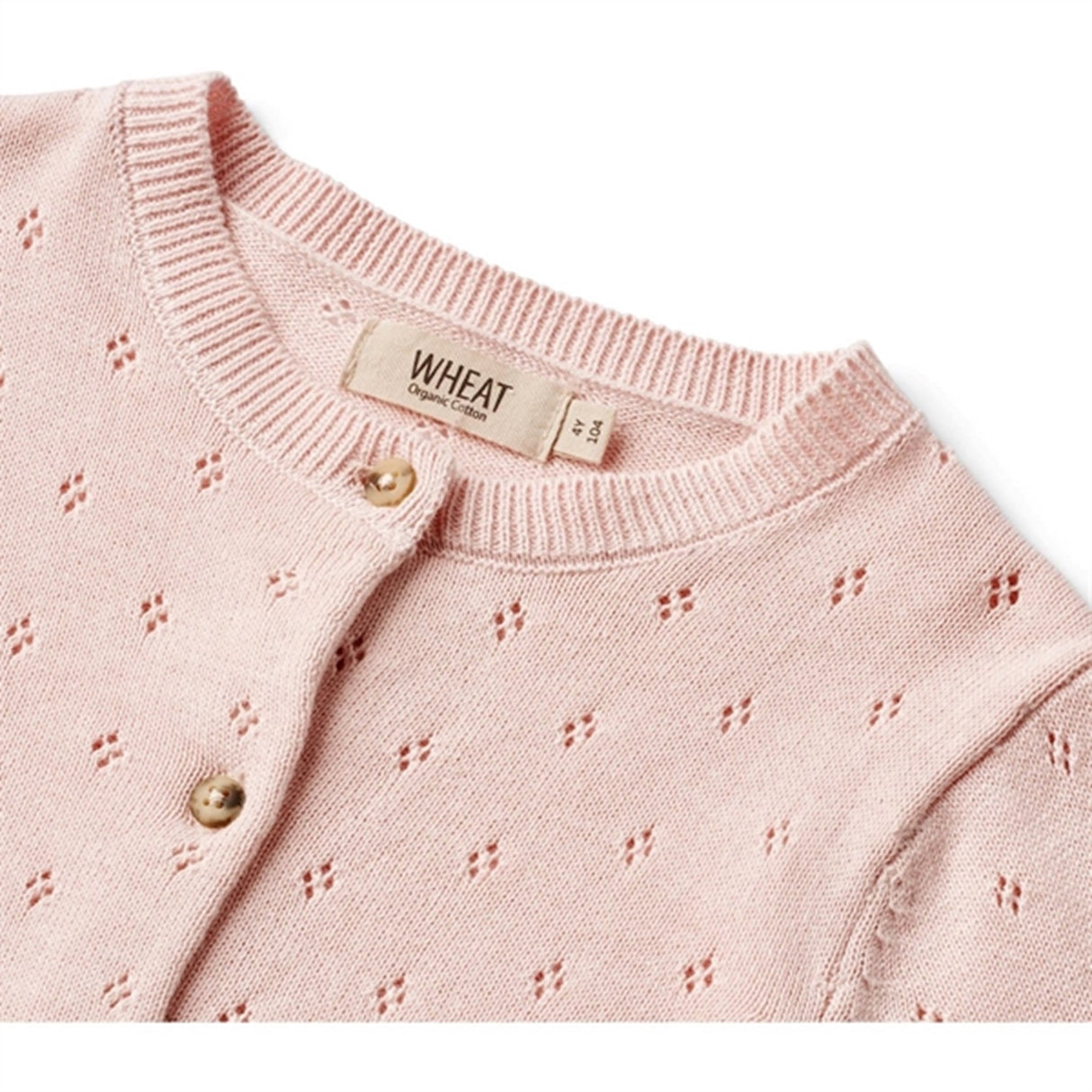 Wheat Rose Ballet Knit Cardigan Maia