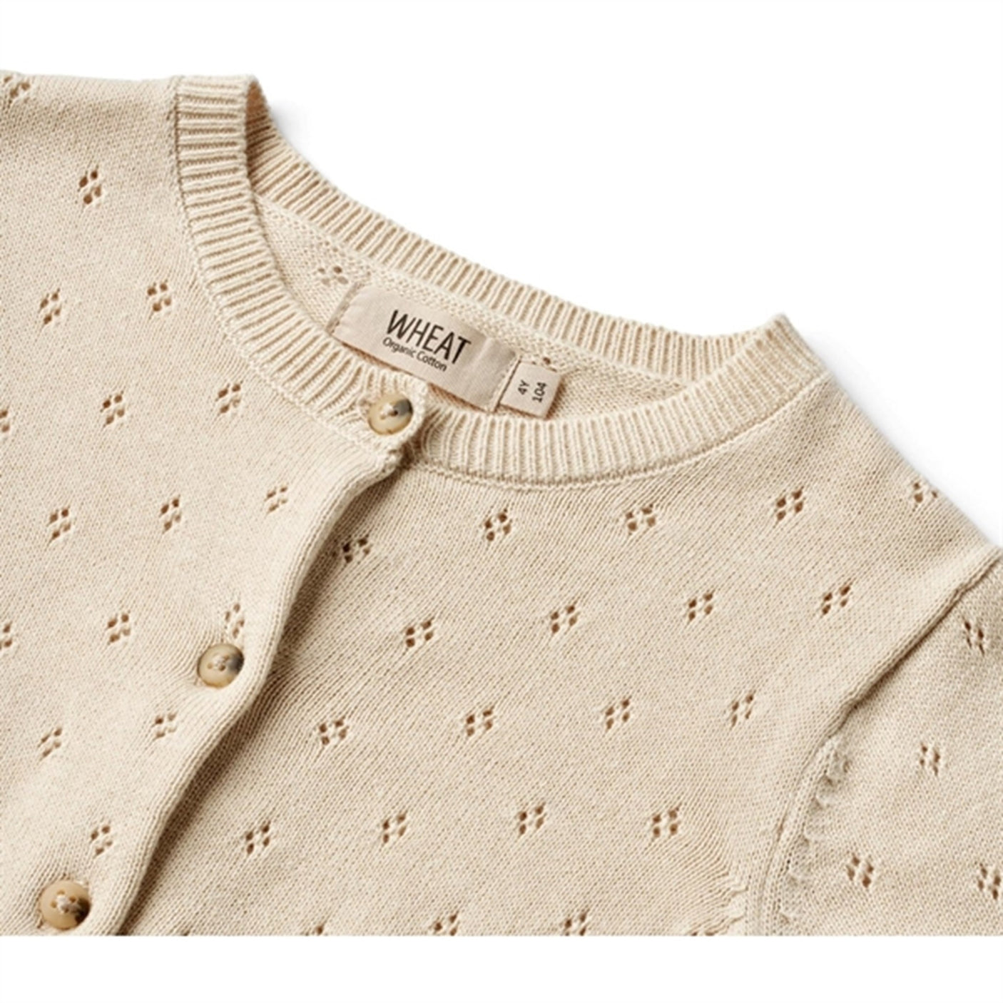 Wheat Sandshell Knit Cardigan Maia