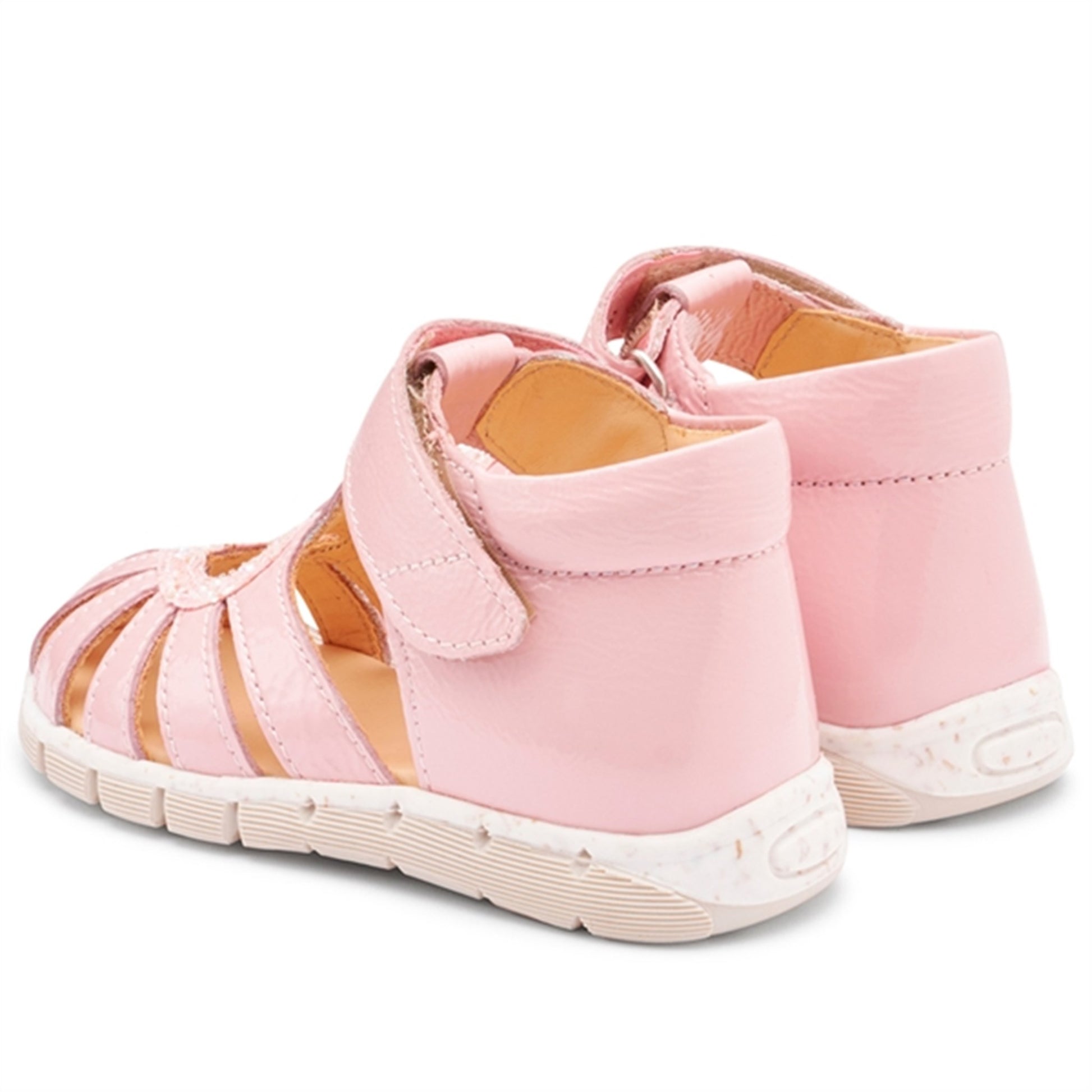 Angulus Starter Sandal W. Velcro Rose/Rose Glitter