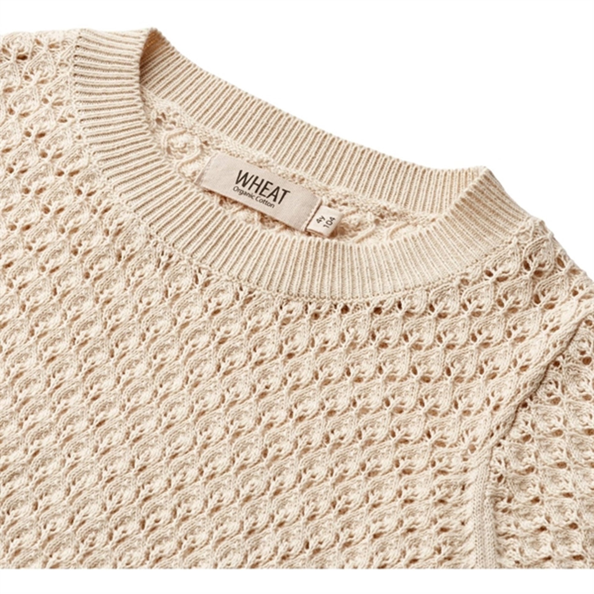 Wheat Sandshell Knit T-shirt Alva