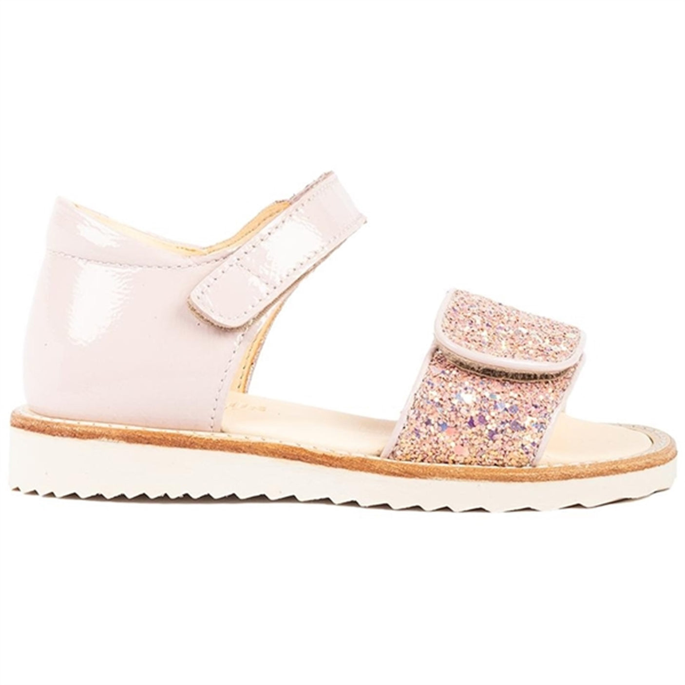 Angulus Sandals Pale Rose/Rose Glitter