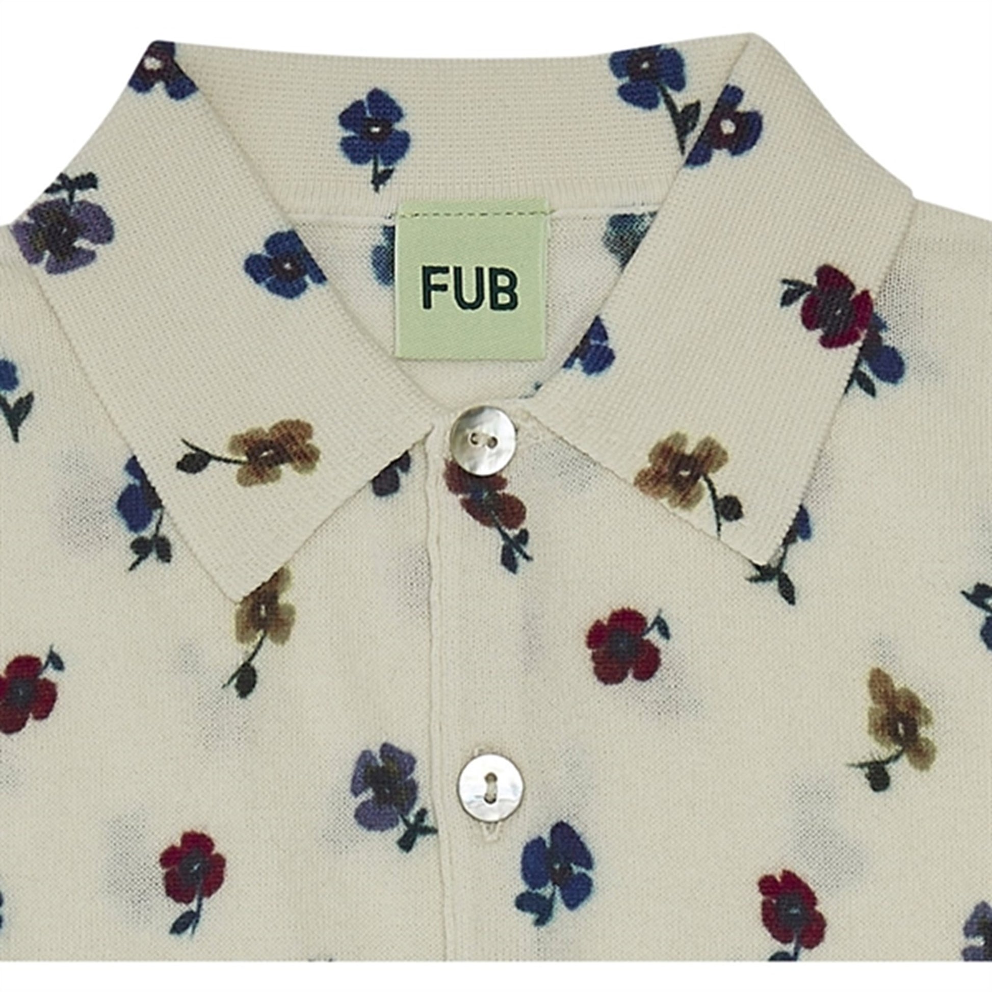 FUB Printed Shirt Ecru/Flower
