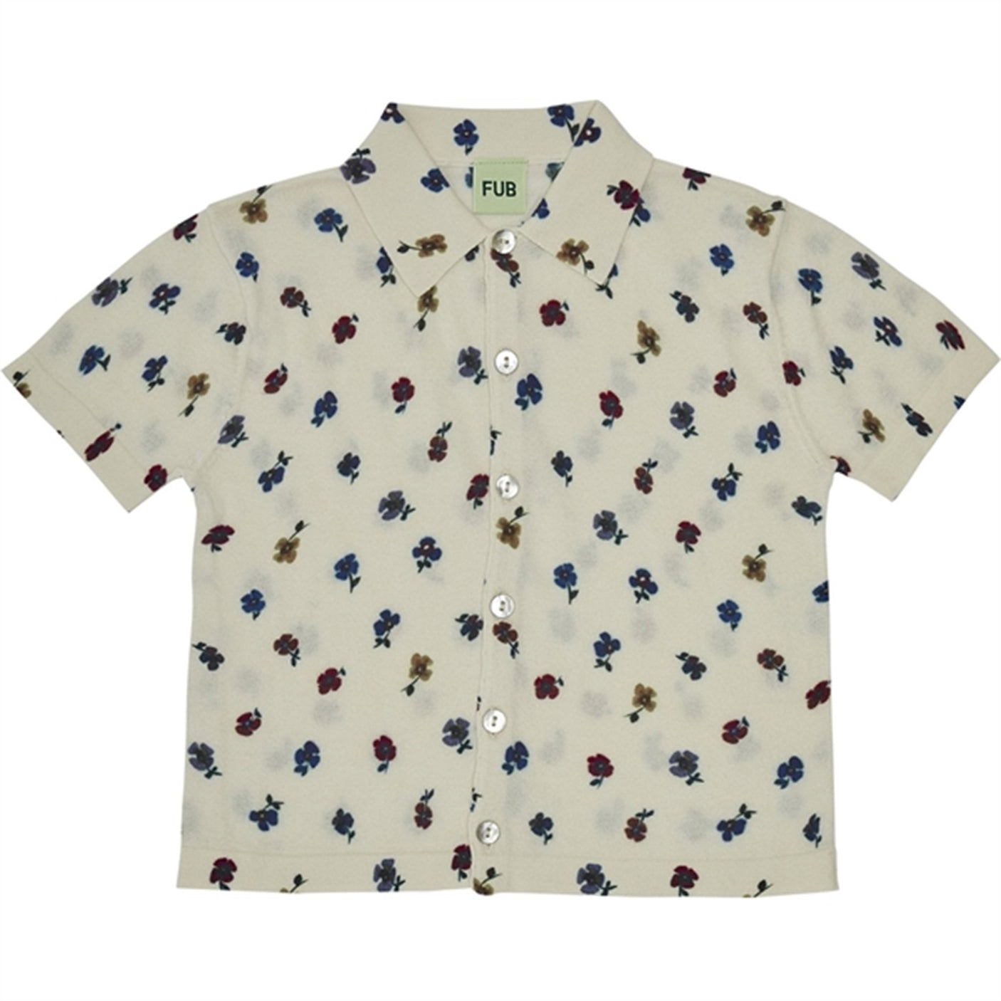 FUB Printed Shirt Ecru/Flower