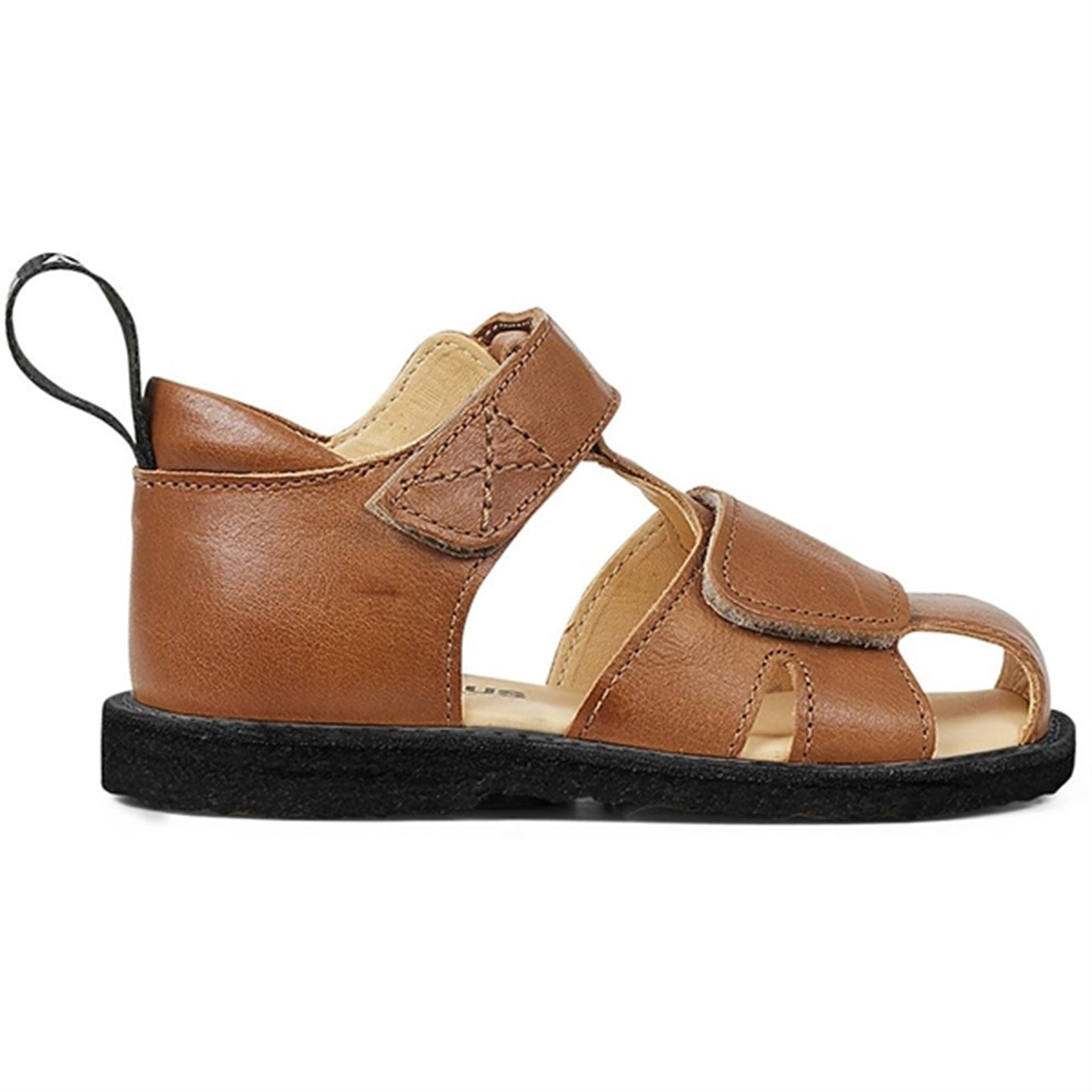 Angulus Starter Sandal M. Velcrolukning Cognac