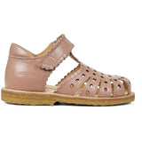 Angulus Starter Sandal W. Velcro Dark Peach