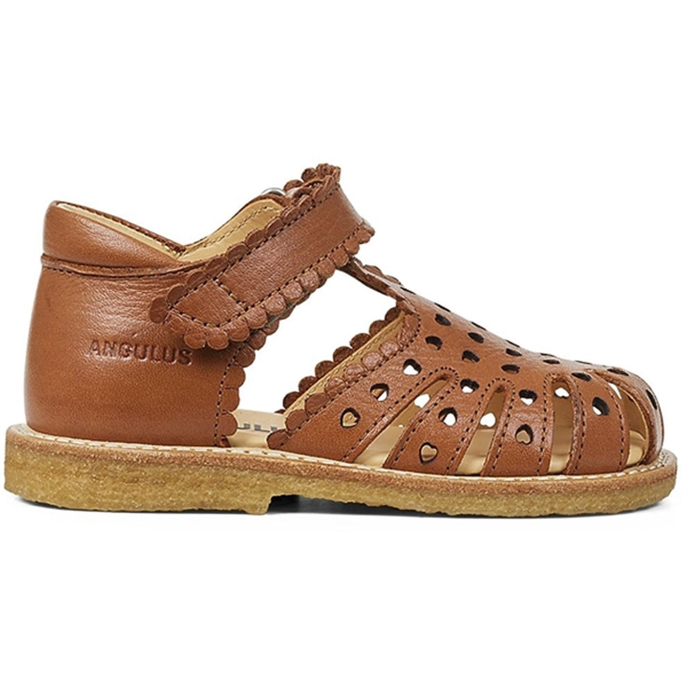 Angulus Starter Sandal W. Velcro Cognac