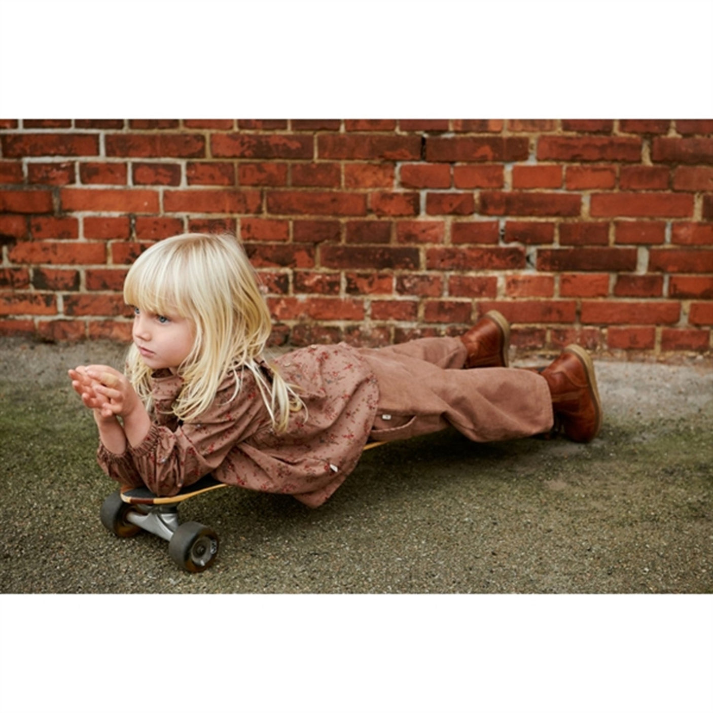 Wheat Berry Dust Flowers Blouse Nolia