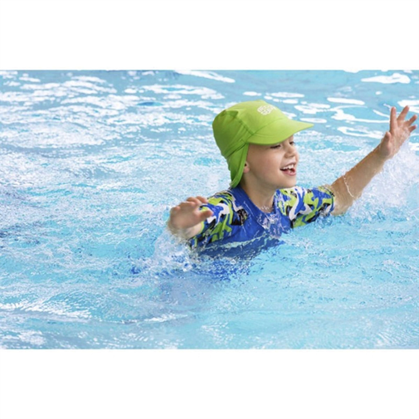 BECO Sealife Rashhguard Zip Dragt Blue