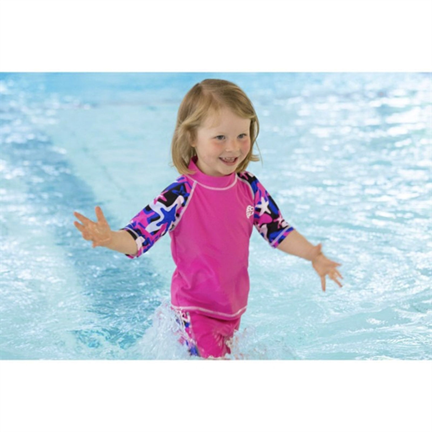 BECO Sealife Rashhguard Suit Pink