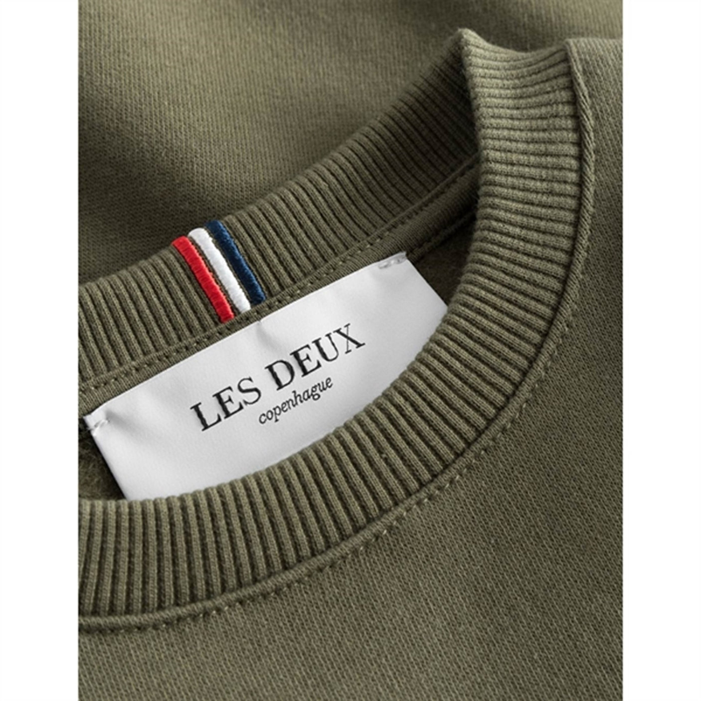 Les Deux Kids Olive Night/Ivory Mini Encore Sweatshirt