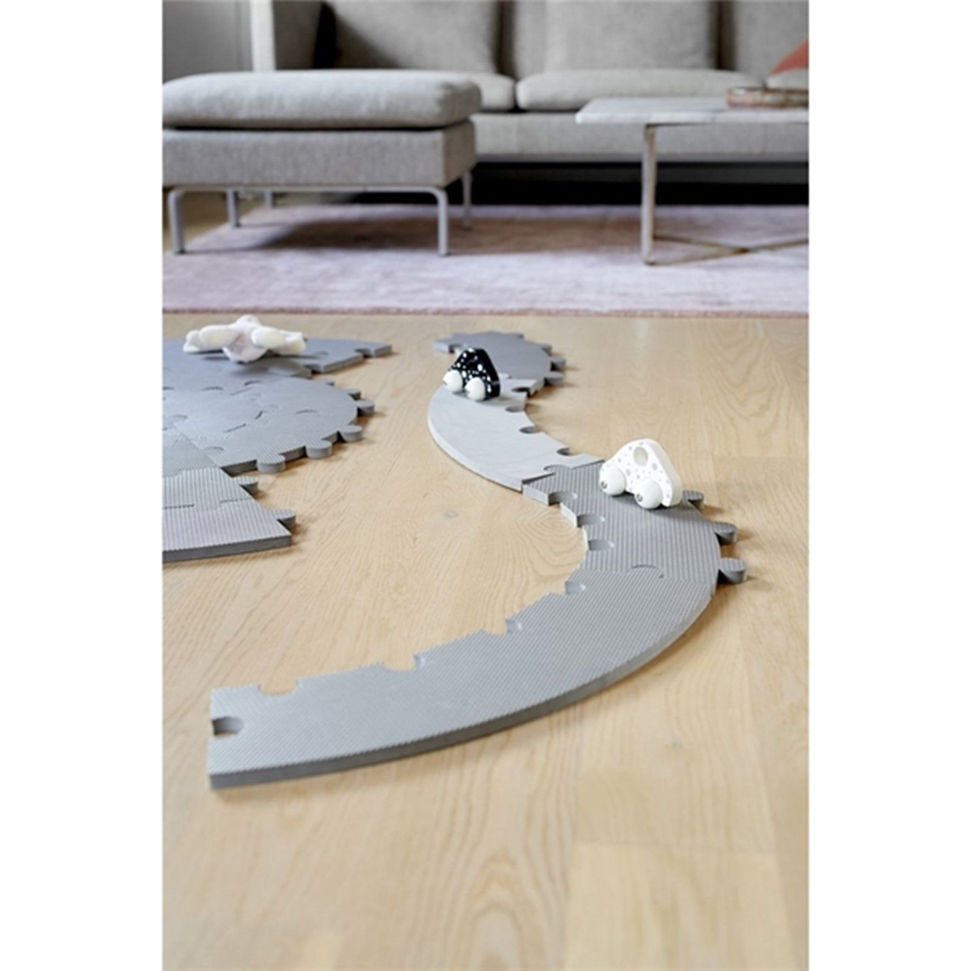 BabyDan RoundAbout Round Foam Playmat Grey