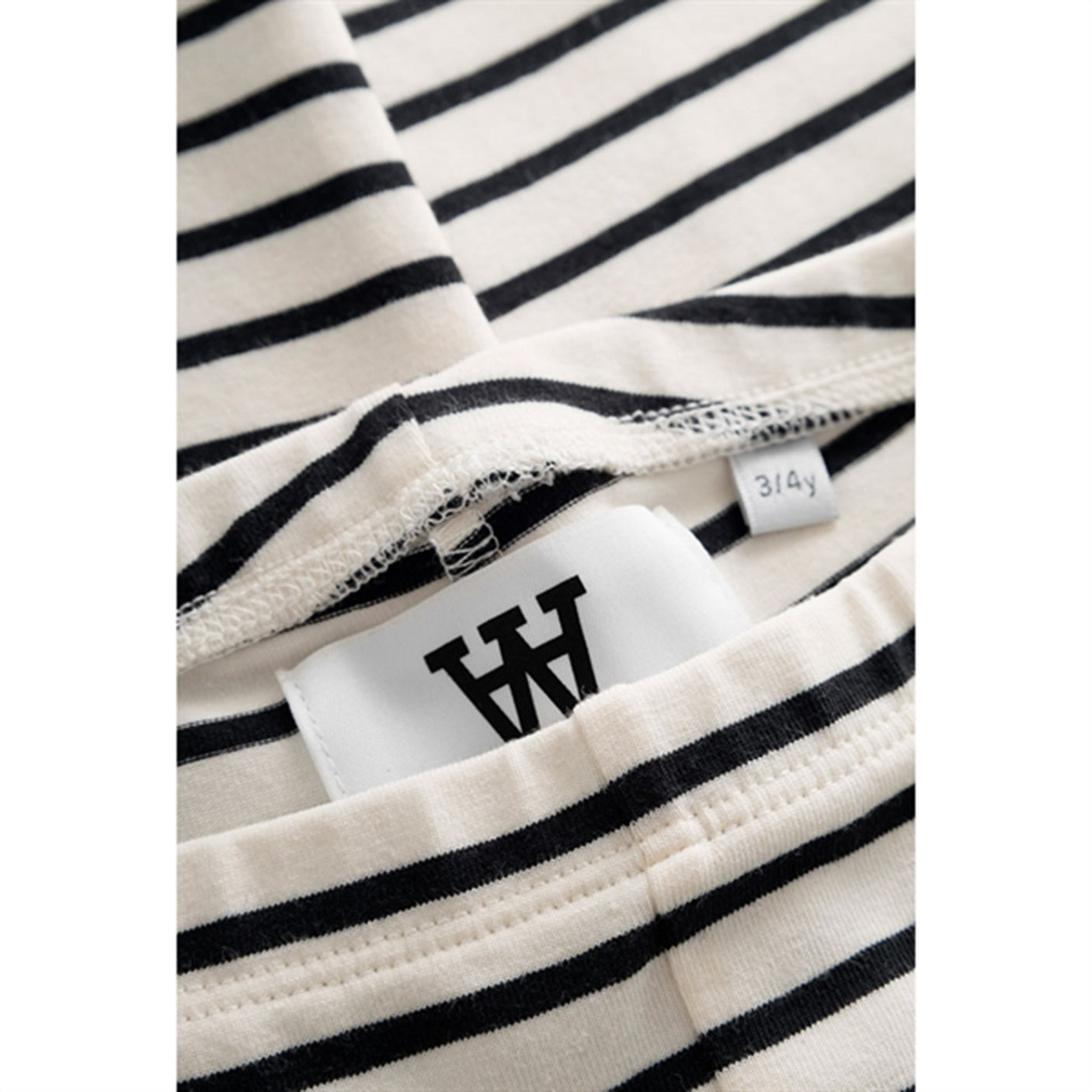 Wood Wood Off-White/Black Stripes Ira Leggings