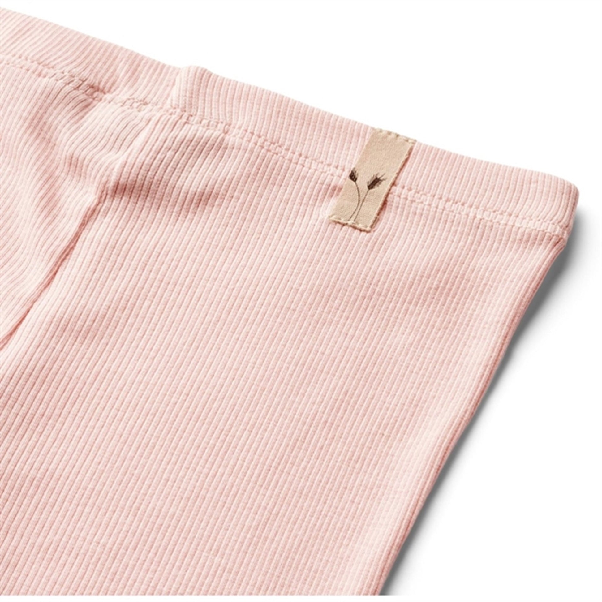 Wheat Rose Ballet Rib Shorts Sine