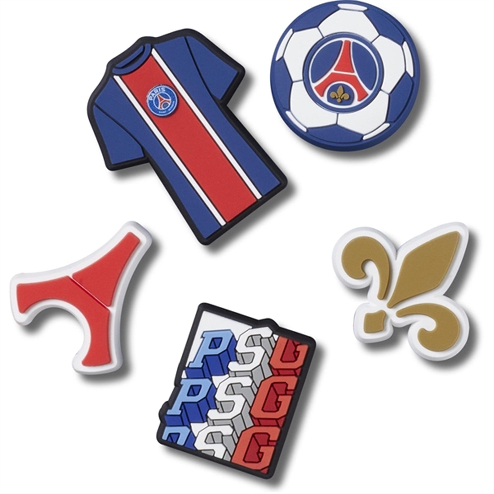 Crocs Jibbitz™ Paris St Germain 5-Pack