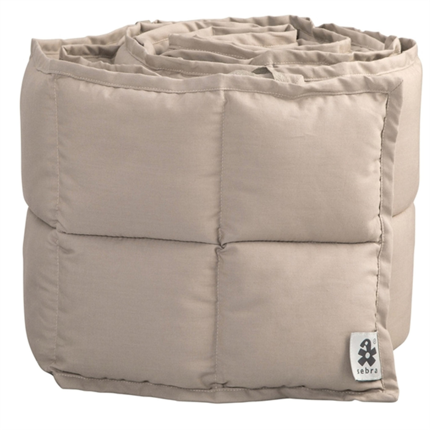 Sebra Kapok Baby Bumper Jetty Grey