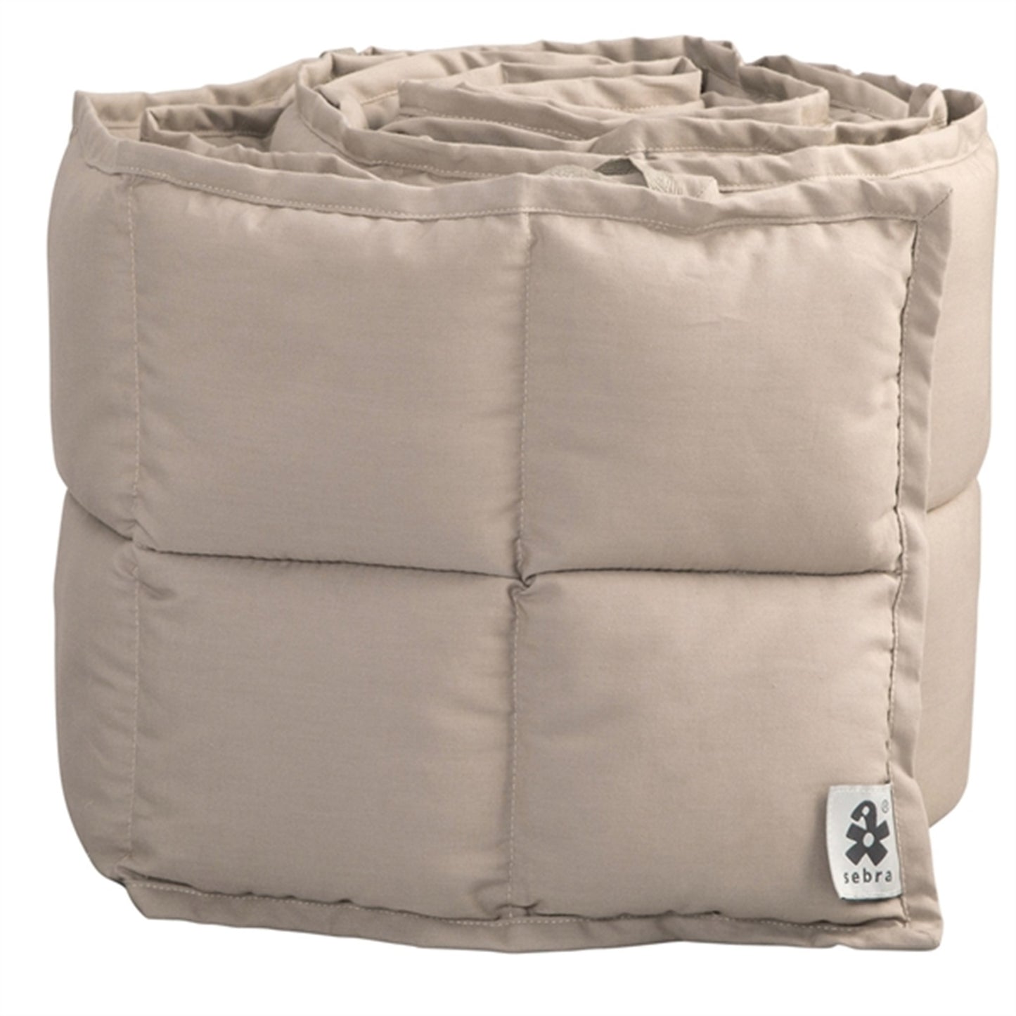 Sebra Kapok Baby Bumper Jetty Grey