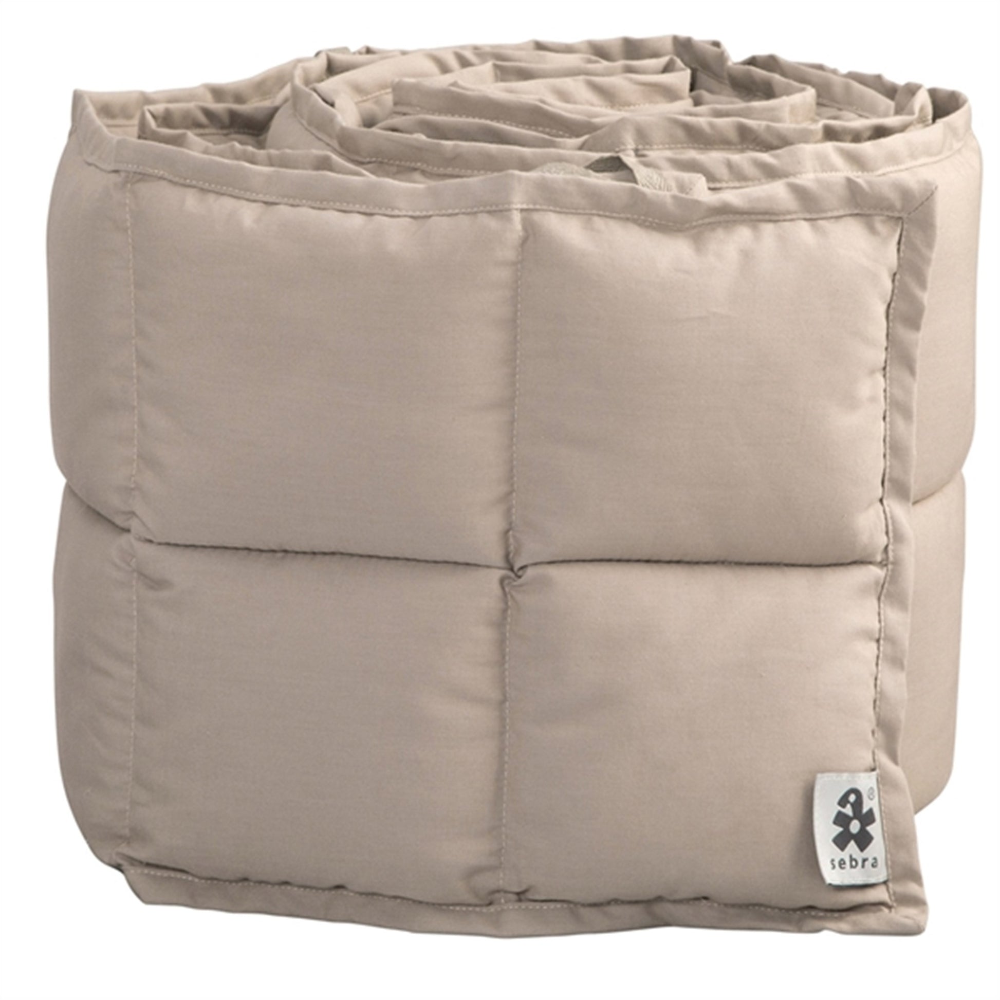 Sebra Kapok Baby Bumper Jetty Grey