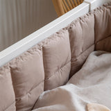 Sebra Kapok Baby Bumper Jetty Grey
