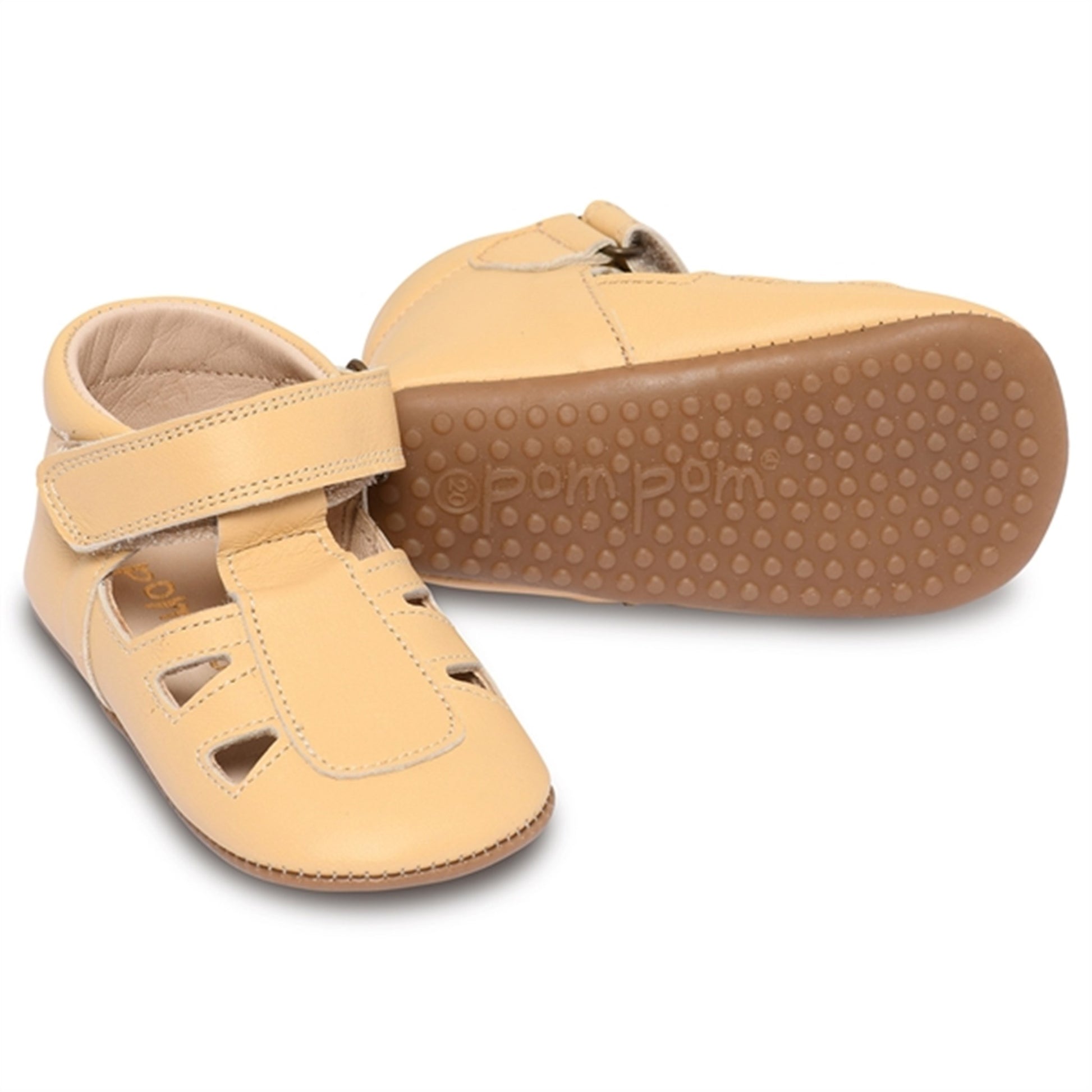 Pom Pom Starter Sandal Dusty Yellow