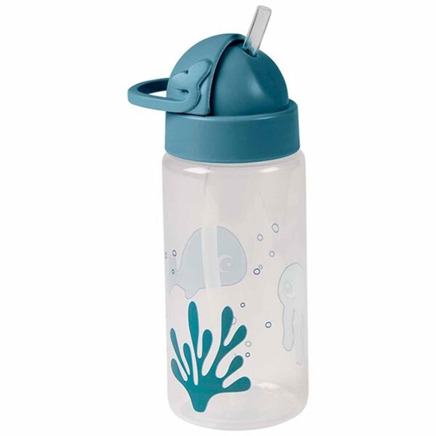Done by Deer Straw Bottle Sea Friends Blue