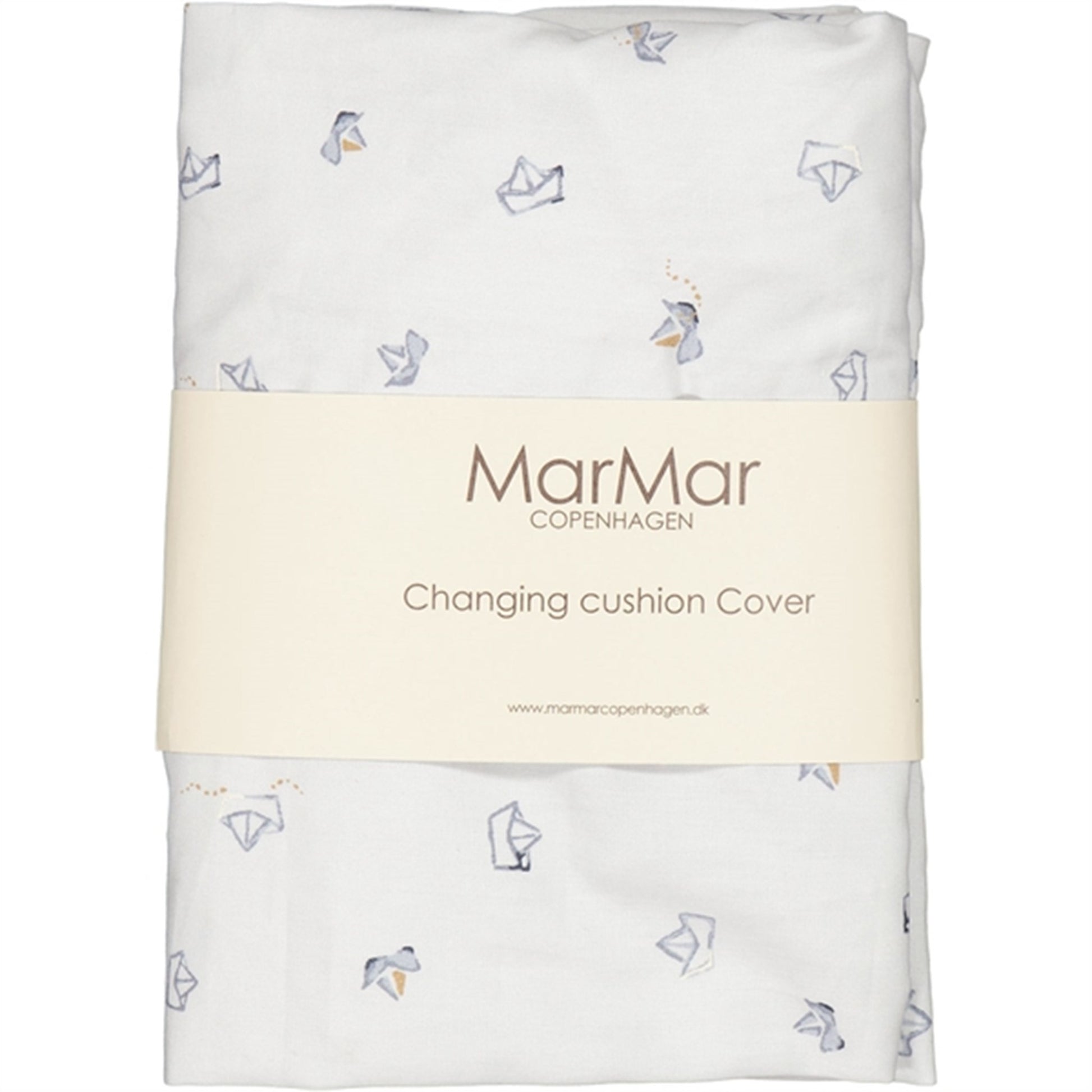 MarMar Changing Cushion Cover Paper Boats