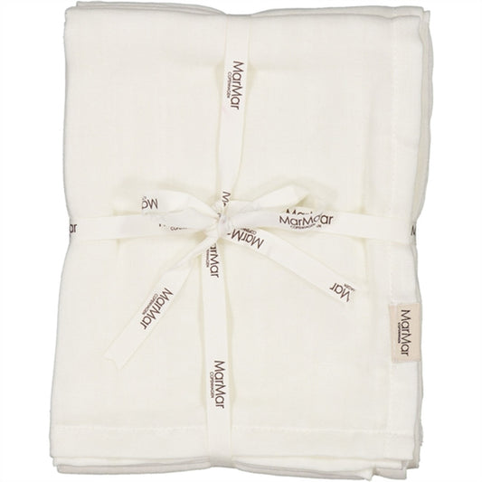 MarMar Muslin Cloths Ada 2-Pack Gentle White