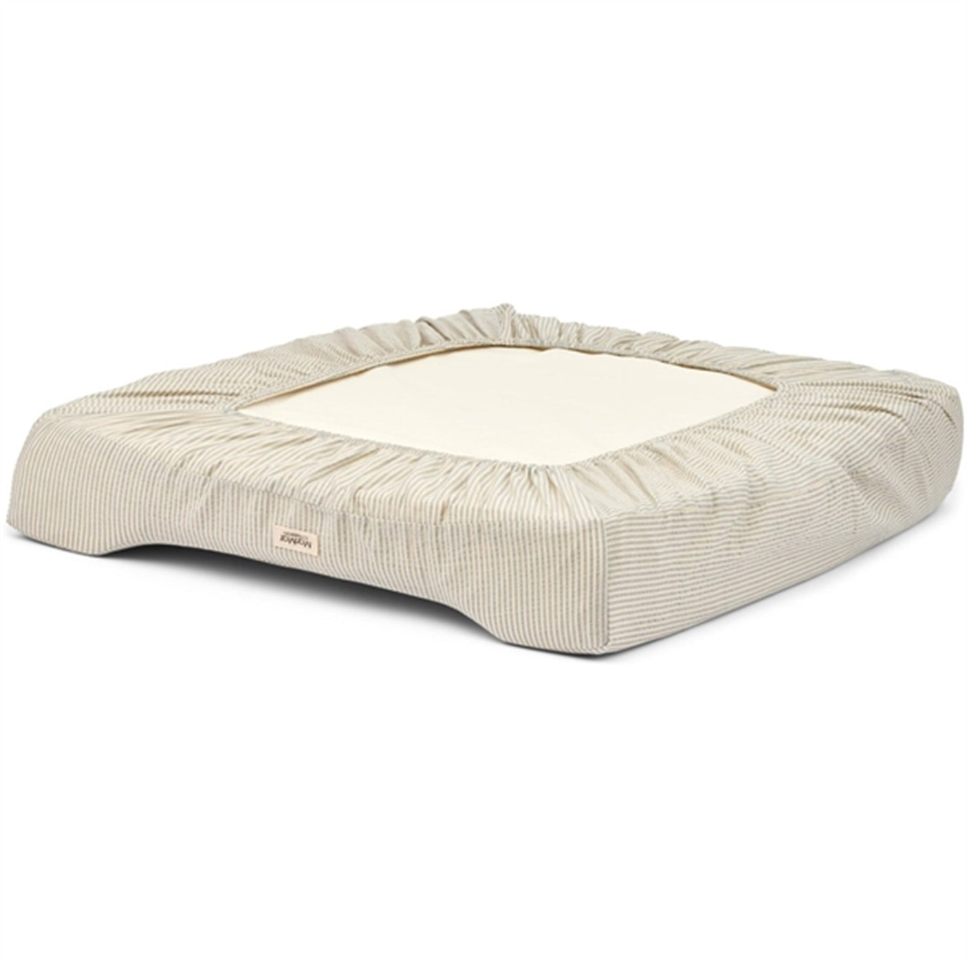 MarMar Changing Cushion Cover Blue Stone Stripe