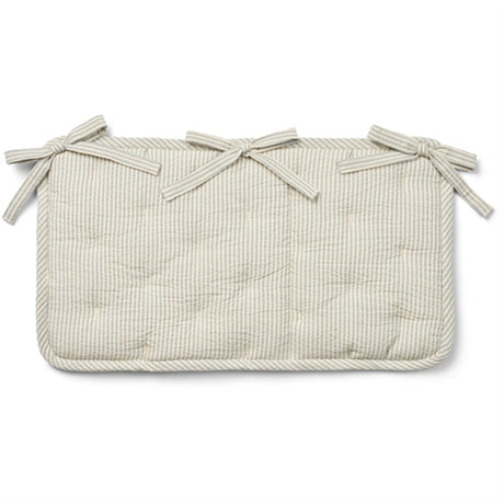 MarMar Bed Pockets Blue Stone Stripe