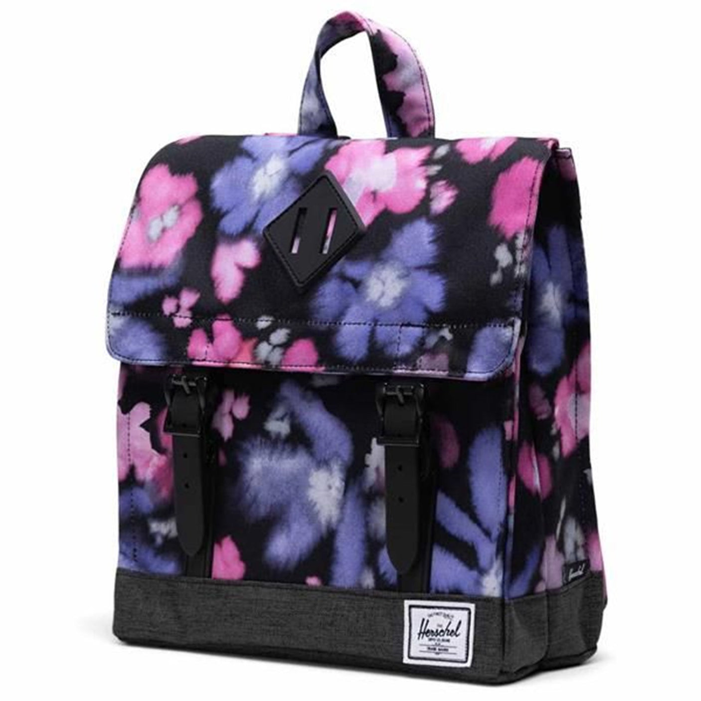 Herschel Survey Kids Backpack Blurry Floral/Black Crosshatch