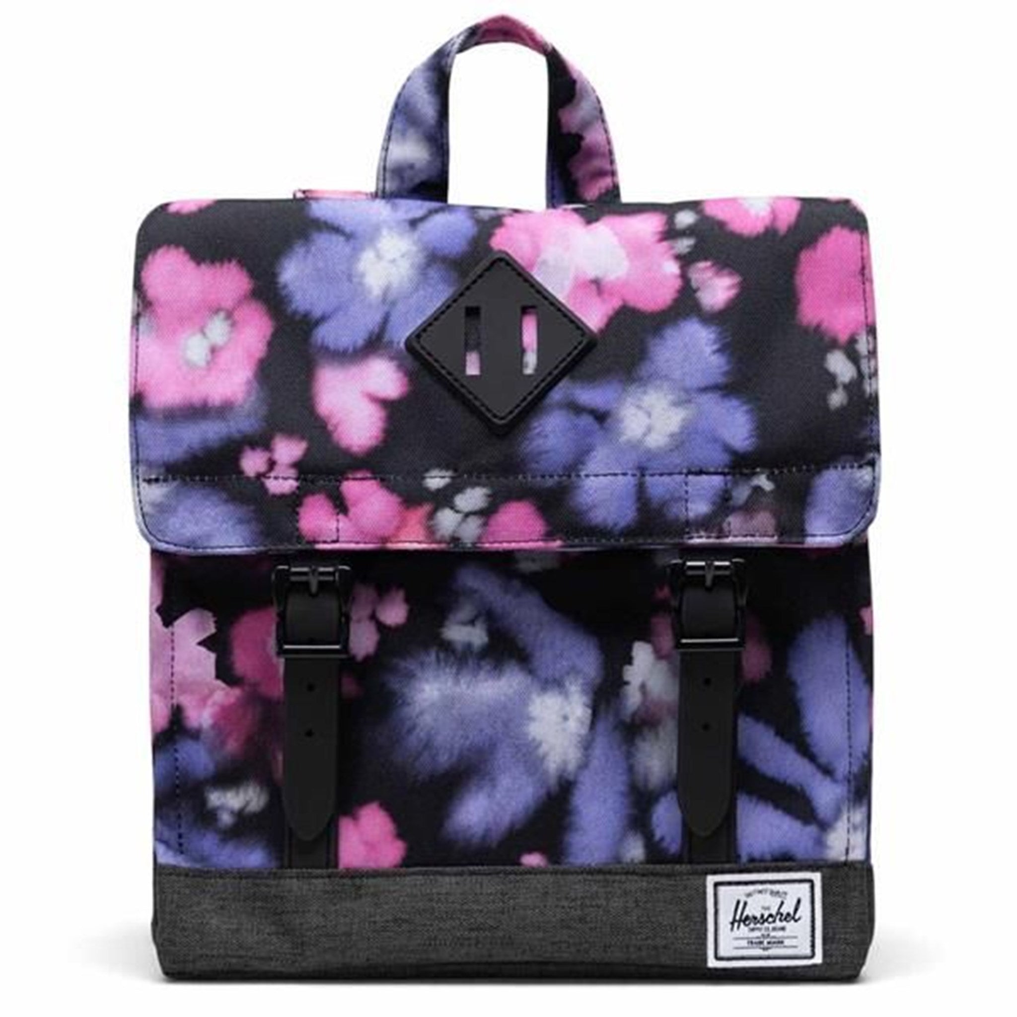 Herschel Survey Kids Backpack Blurry Floral/Black Crosshatch