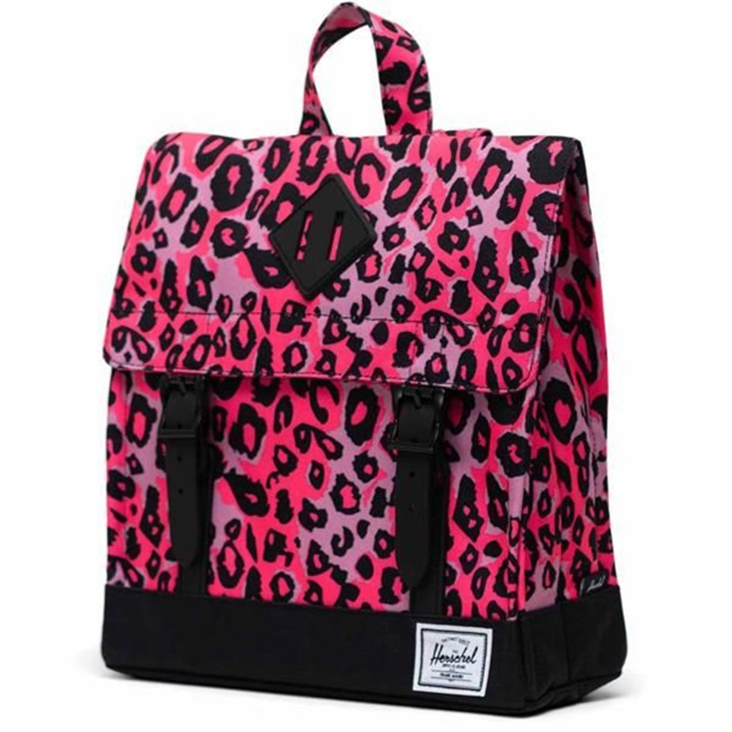 Herschel Survey Kids Backpack Cheetah Camo Neon Pink/Black