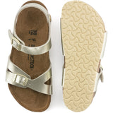 Birkenstock Rio Kids BF Electric Metallic Gold Sandals