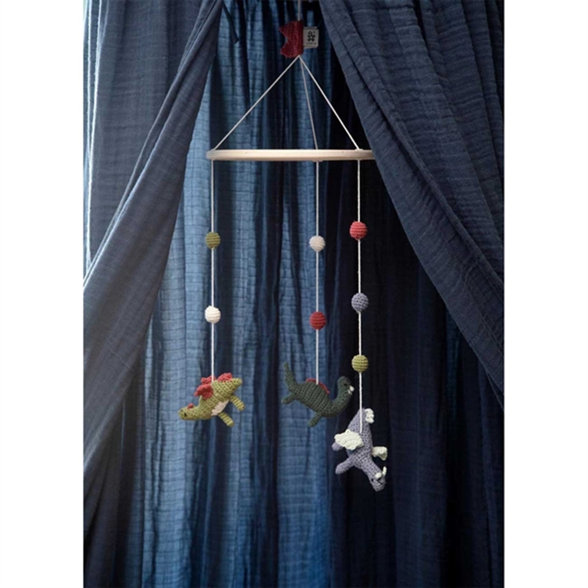 Sebra Bed Canopy Bedtime Blue 2