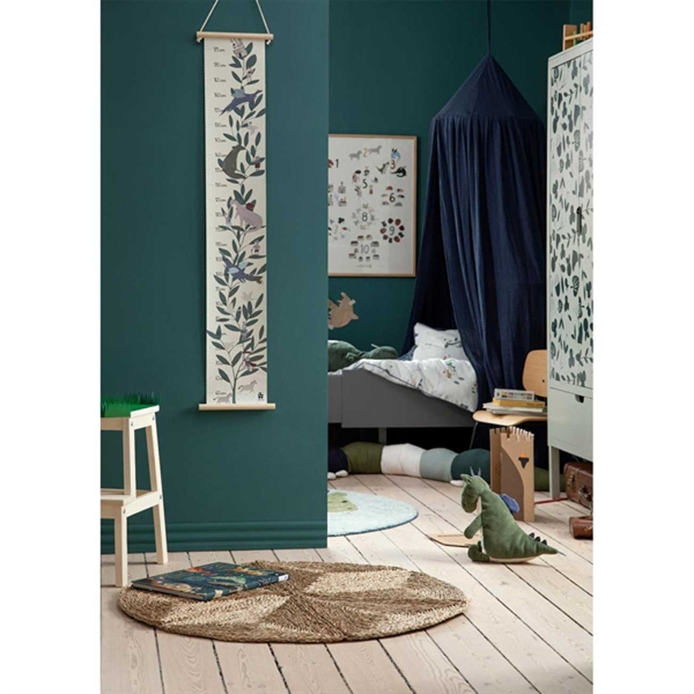 Sebra Bed Canopy Bedtime Blue 3