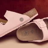 Birkenstock Arizona Kids TEX Canvas Soft Pink Sandals