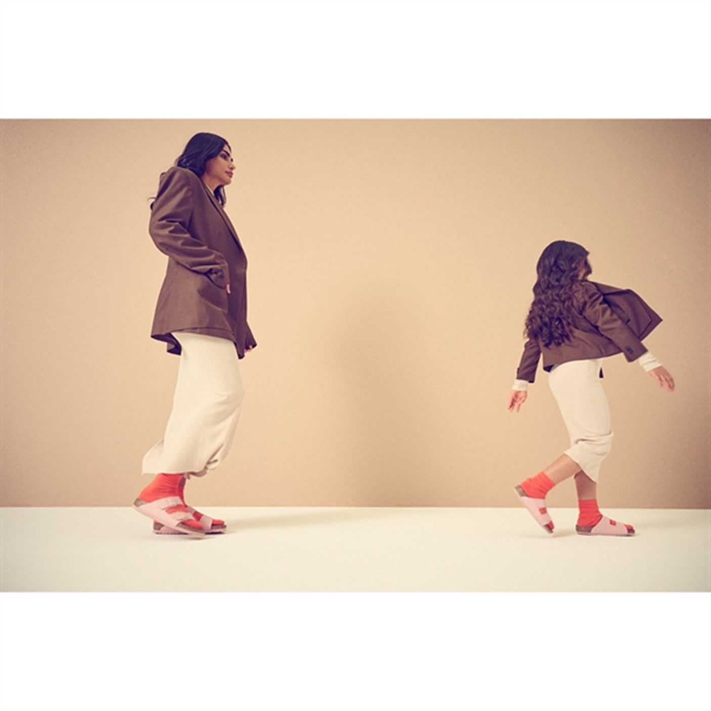 Birkenstock Arizona Kids TEX Canvas Soft Pink Sandals