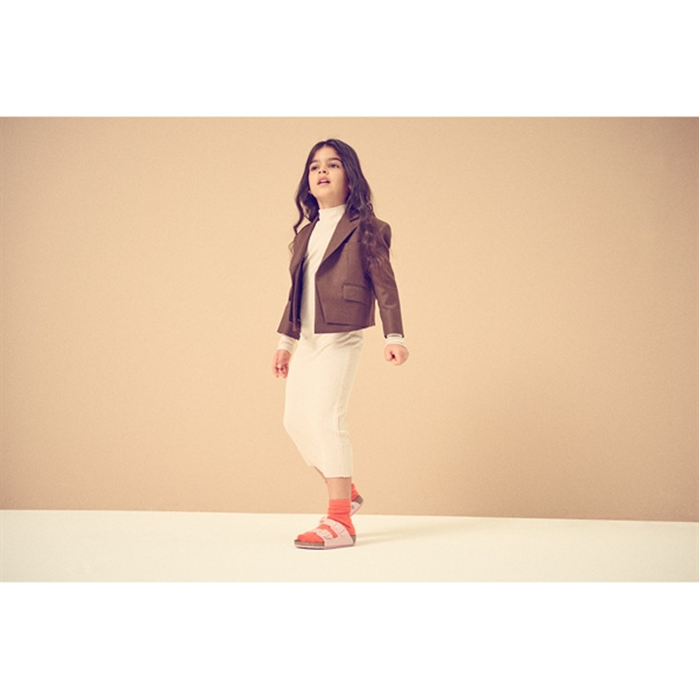 Birkenstock Arizona Kids TEX Canvas Soft Pink Sandals