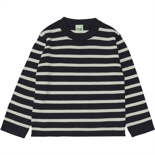 FUB Blouse Dark Navy/Ecru