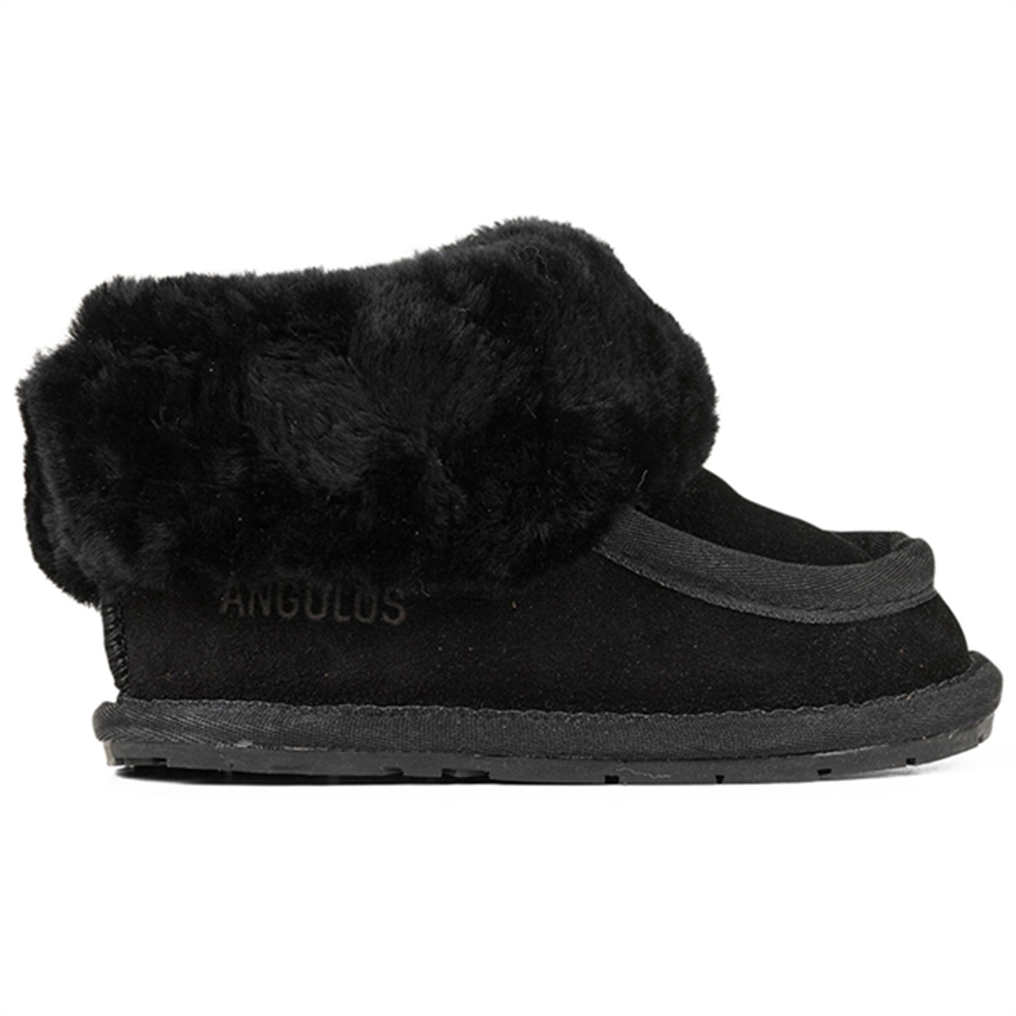 Angulus Lambswool Indoor Shoes Black 2