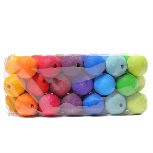 GRIMM´S Wooden Beads Large 36 pcs Rainbow