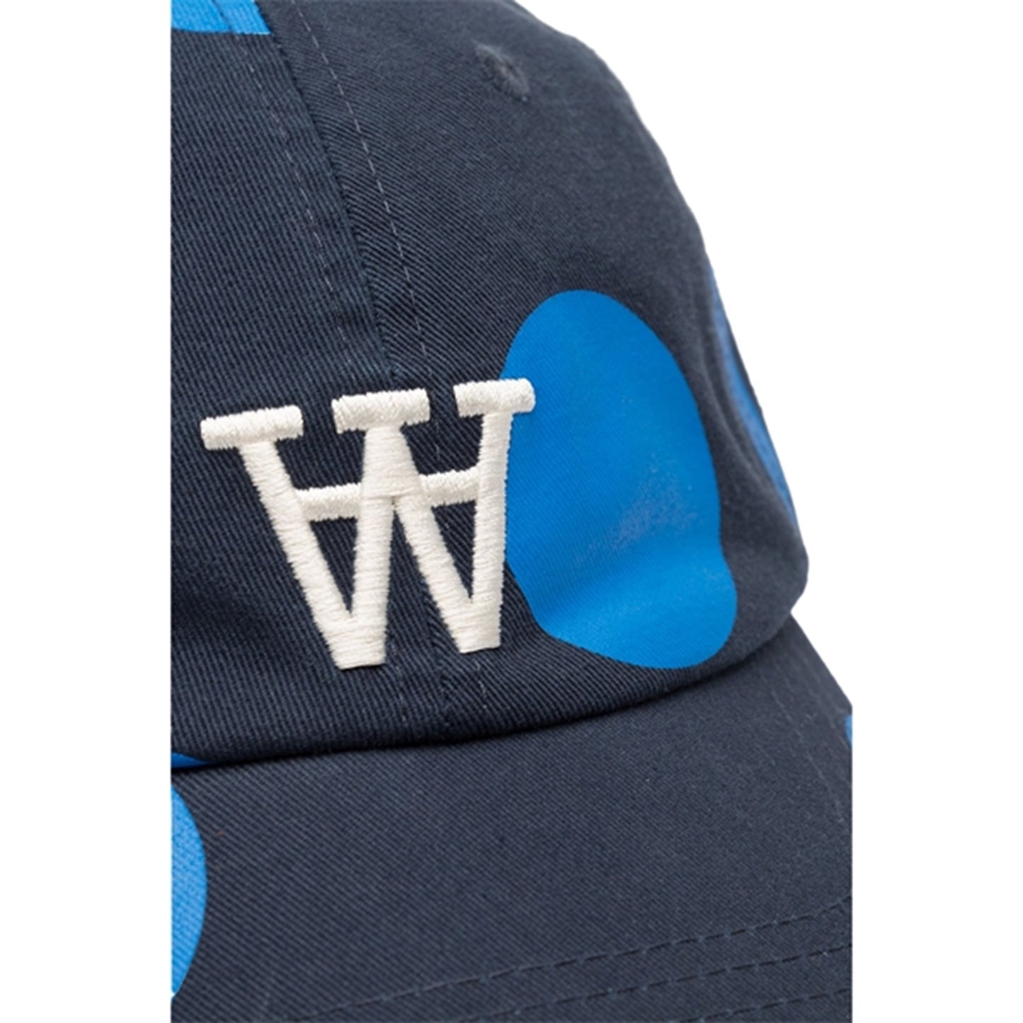Wood Wood Navy Sim Pois Kids Cap