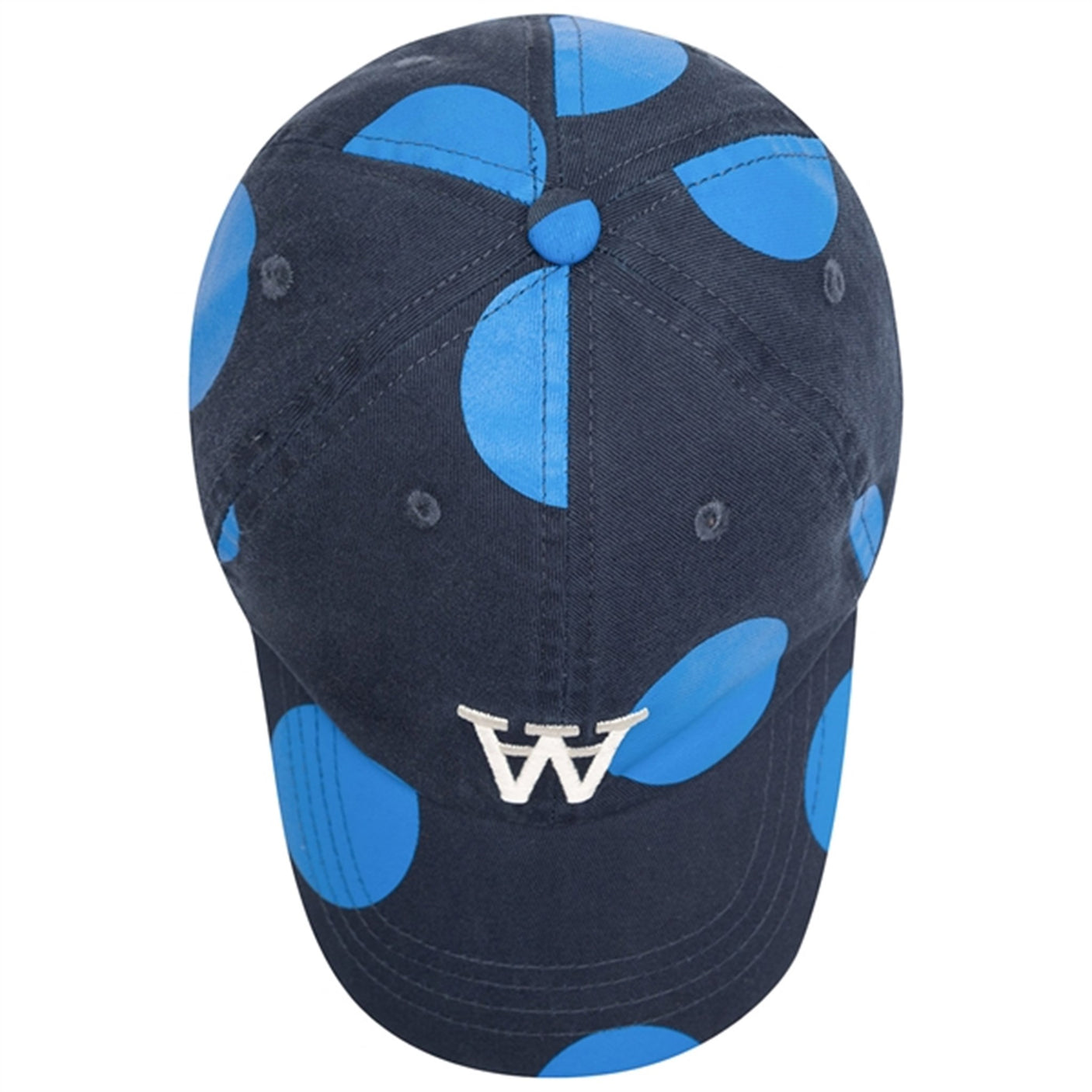 Wood Wood Navy Sim Pois Kids Cap