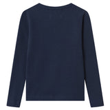 Wood Wood Navy Kim Arch Logo Shirt