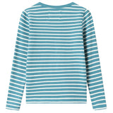 Wood Wood Bright Blue/Off White Stripes Kim Shirt