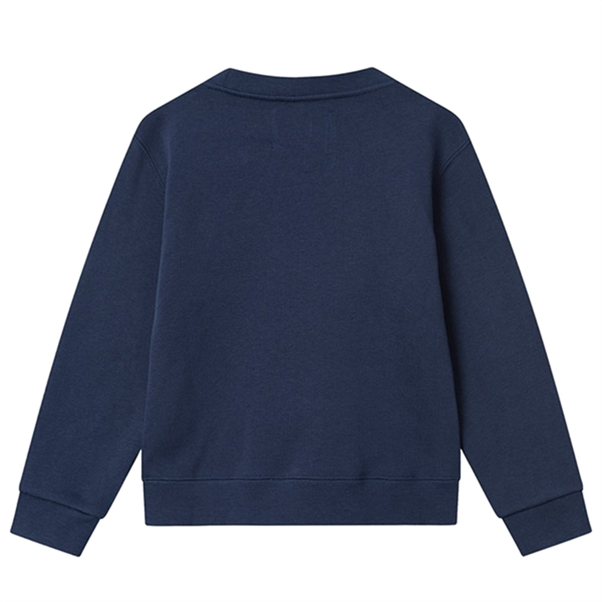 Wood Wood Navy Rod Spell Out Logo Sweatshirt