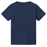 Wood Wood Navy Ola Tonal Logo T-shirt