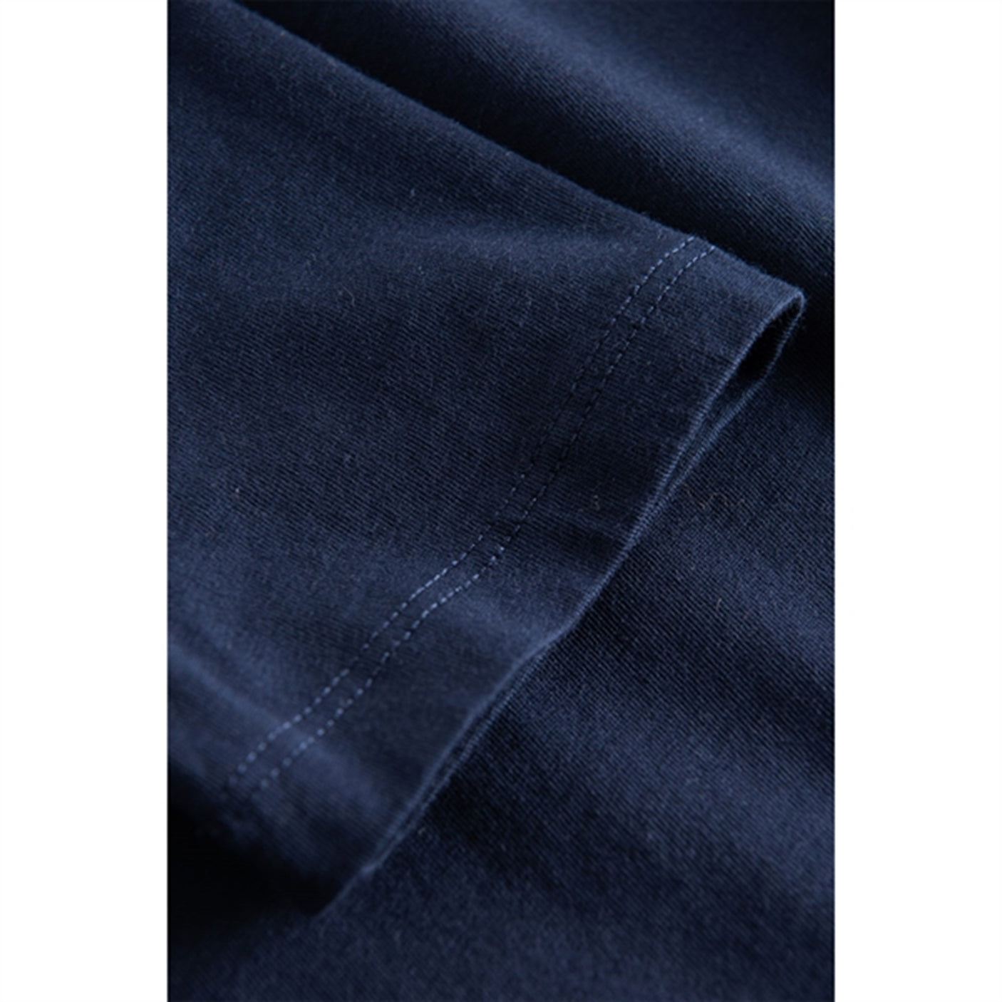 Wood Wood Navy Ola Spell Out Logo T-shirt