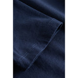 Wood Wood Navy Ola Spell Out Logo T-shirt