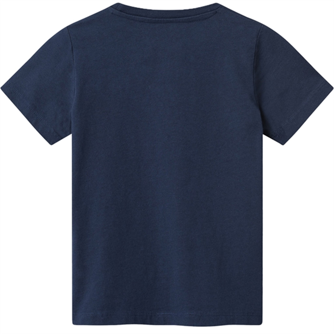 Wood Wood Navy Ola Spell Out Logo T-shirt