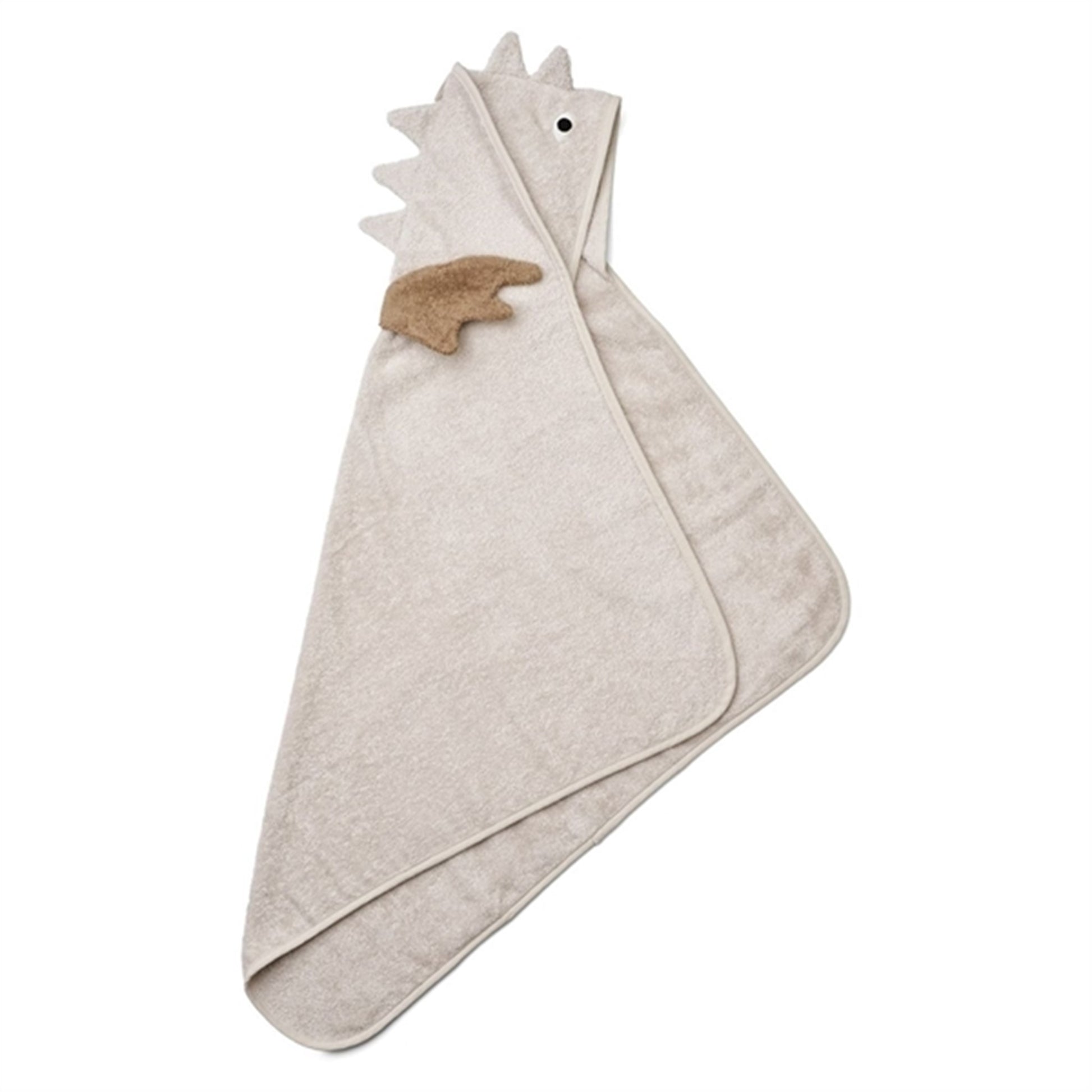 Liewood Albert Hooded Towel Dragon / sandy mix